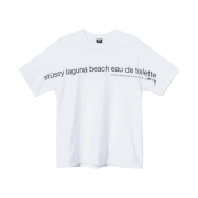 Stussy x CDG Laguna Beach T-Shirt White