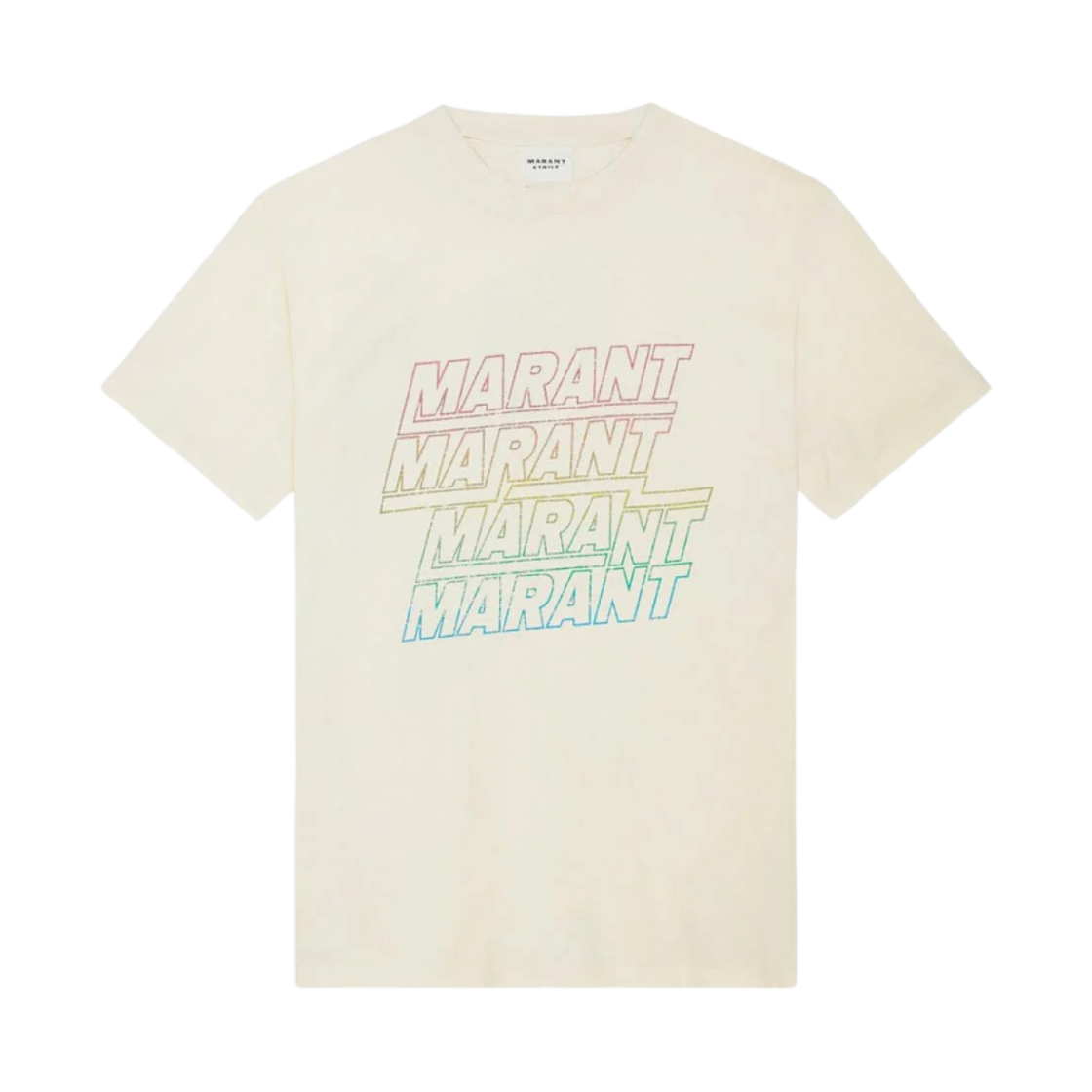 TS0147FA-B1N09E-23EC (W) Isabel Marant Zoeline T-Shirt Ecru - 24SS
