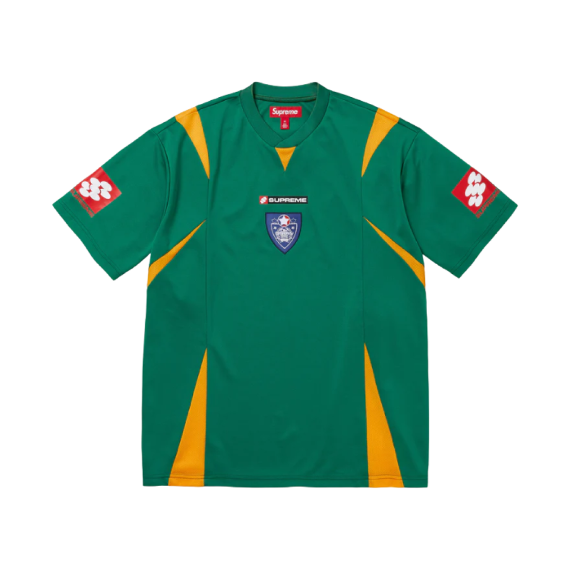 - Supreme Crest Soccer Jersey Green - 24FW