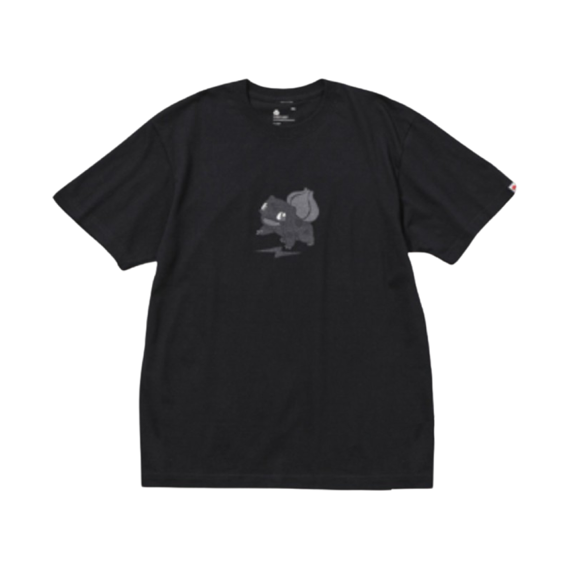 프라그먼트 x 포켓몬 INN 썬더볼트 프로젝트 001 티셔츠 이상해씨 블랙(Fragment x Pokemon INN Thunderbolt Project 001 T-Shirt Fushigidane Black)
