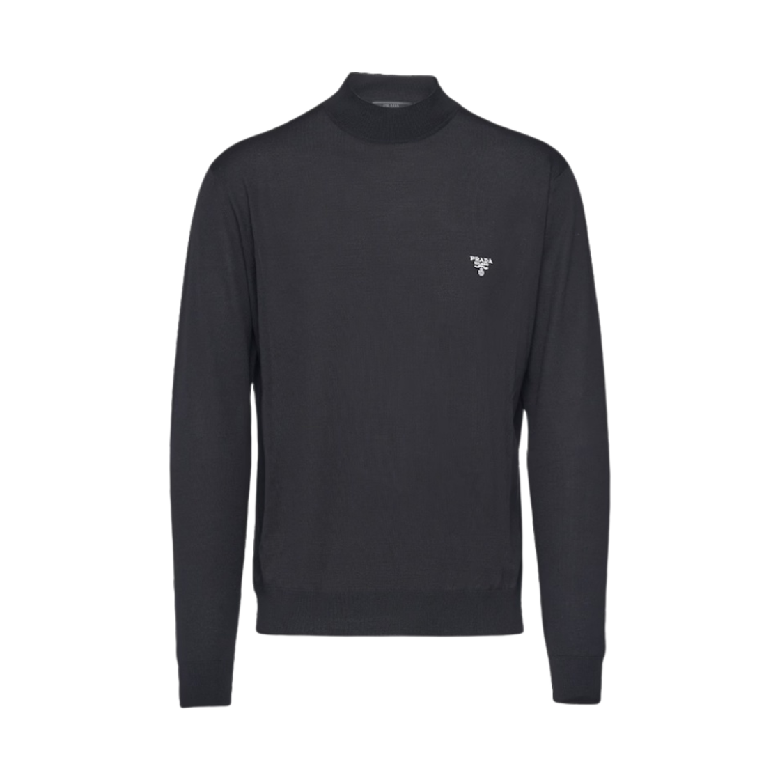 프라다 슈퍼파인 울 터틀넥 스웨터 블랙(Prada Superfine Wool Turtleneck Sweater Black) - 1
