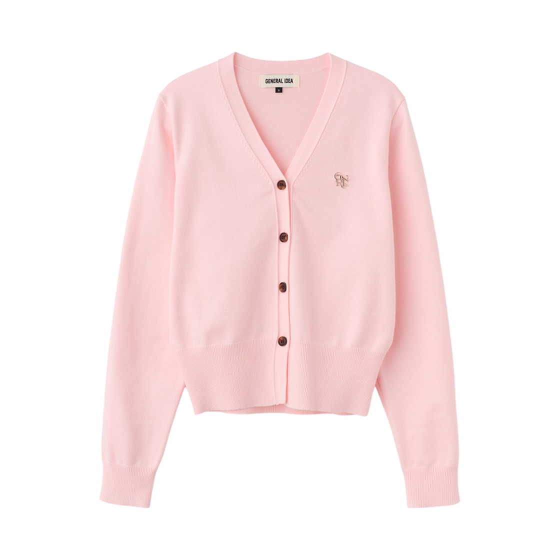 WBD3L04503PI General Idea woman GNRL essential cardigan pink