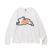 Human Made Rabbit L/S T-Shirt White