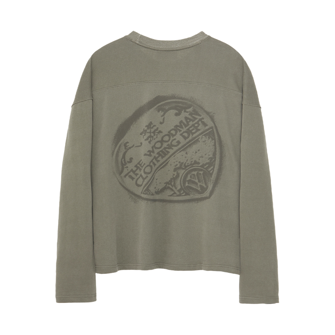 우드먼 왁스 실링 롱 슬리브 카키(Woodman Wax Sealing Long Sleeve Khaki)