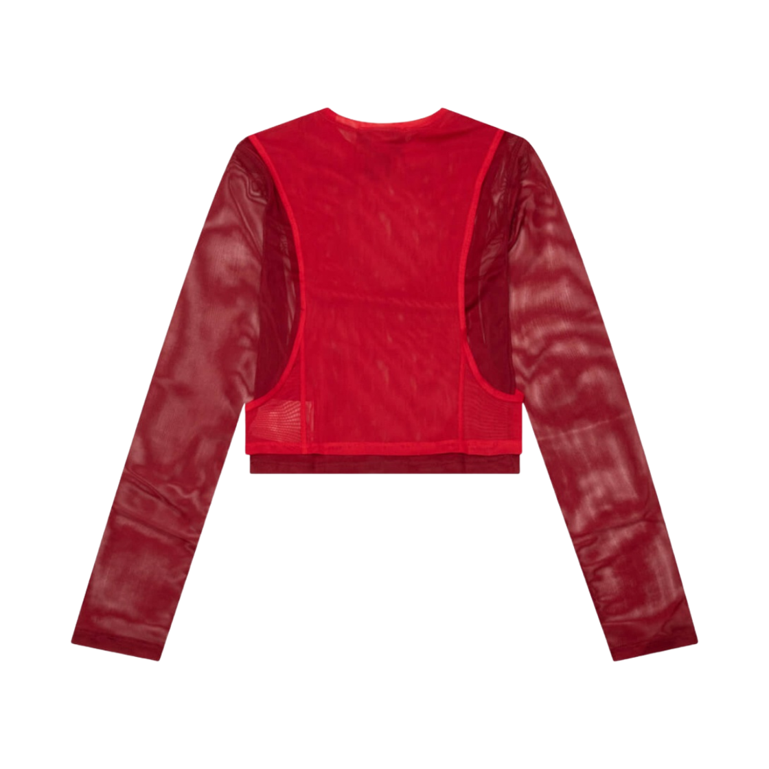 (W) 조던 x 테야나 테일러 롱슬리브 매쉬 탑 짐레드 - US/EU((W) Jordan x Teyana Taylor L/S Mesh Top Gym Red - US/EU) - 2