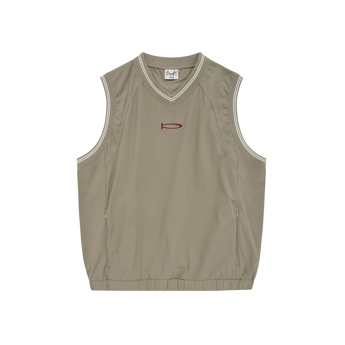 PEM1VS398AGE Phyps Dept P-ACTIVE Nylon Vest Greige