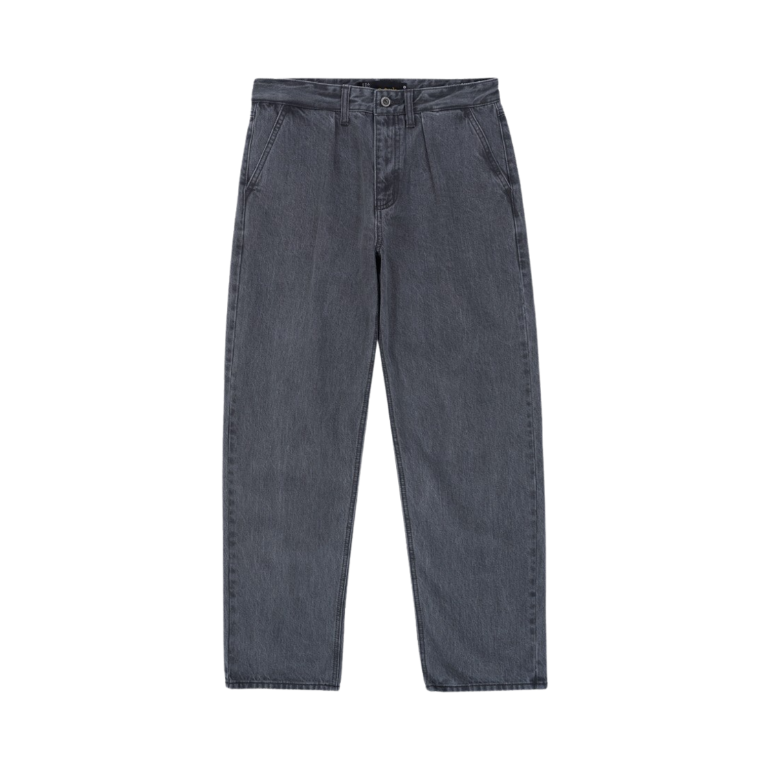 CKPT21GR Ryul+Wai: Denim One Tuck Gray Pants