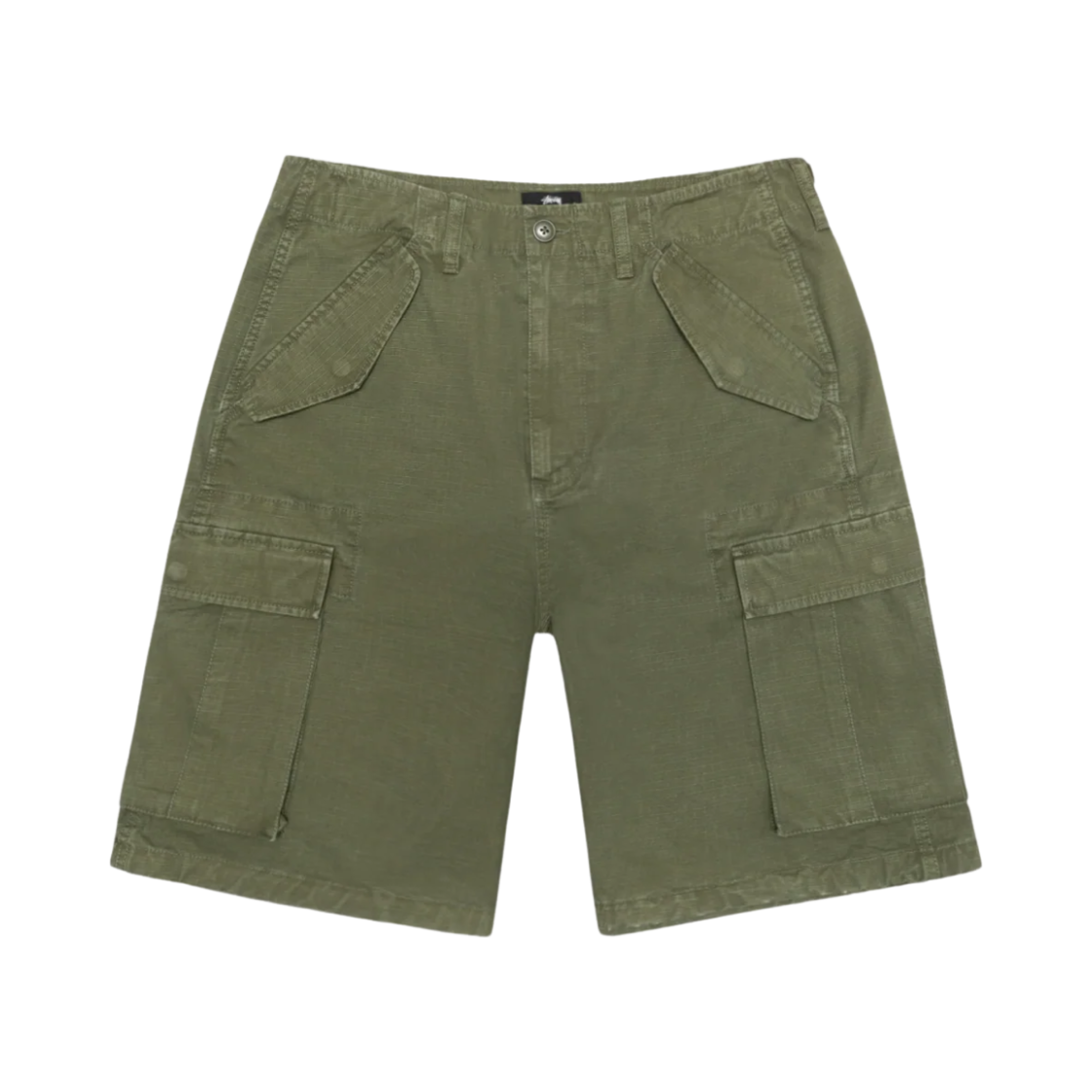112338 Stussy Cargo Shorts Ripstop Olive Green