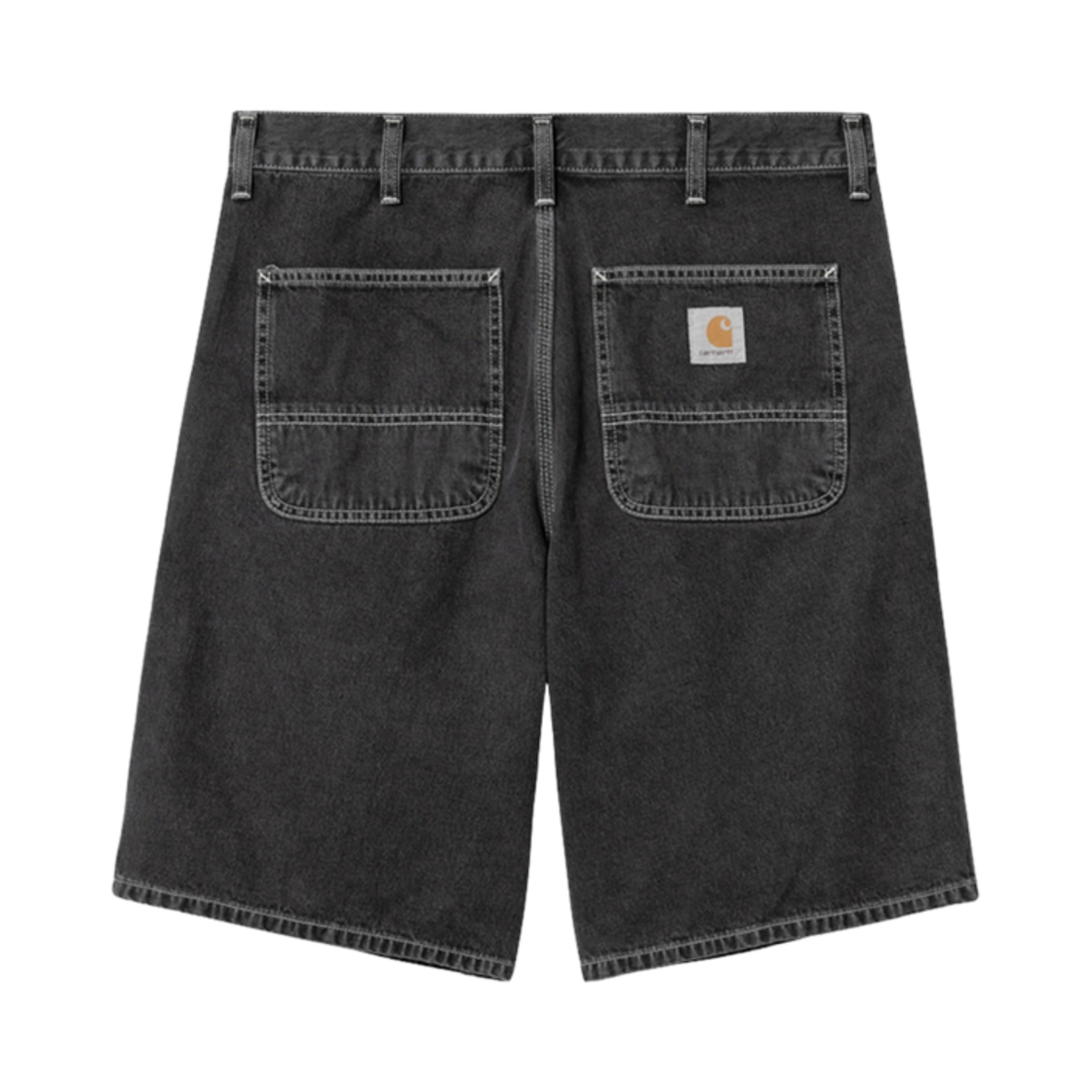 I033333-89-60 Carhartt WIP Norco Denim Simple Short Black Heavy Stone Wash - #2
