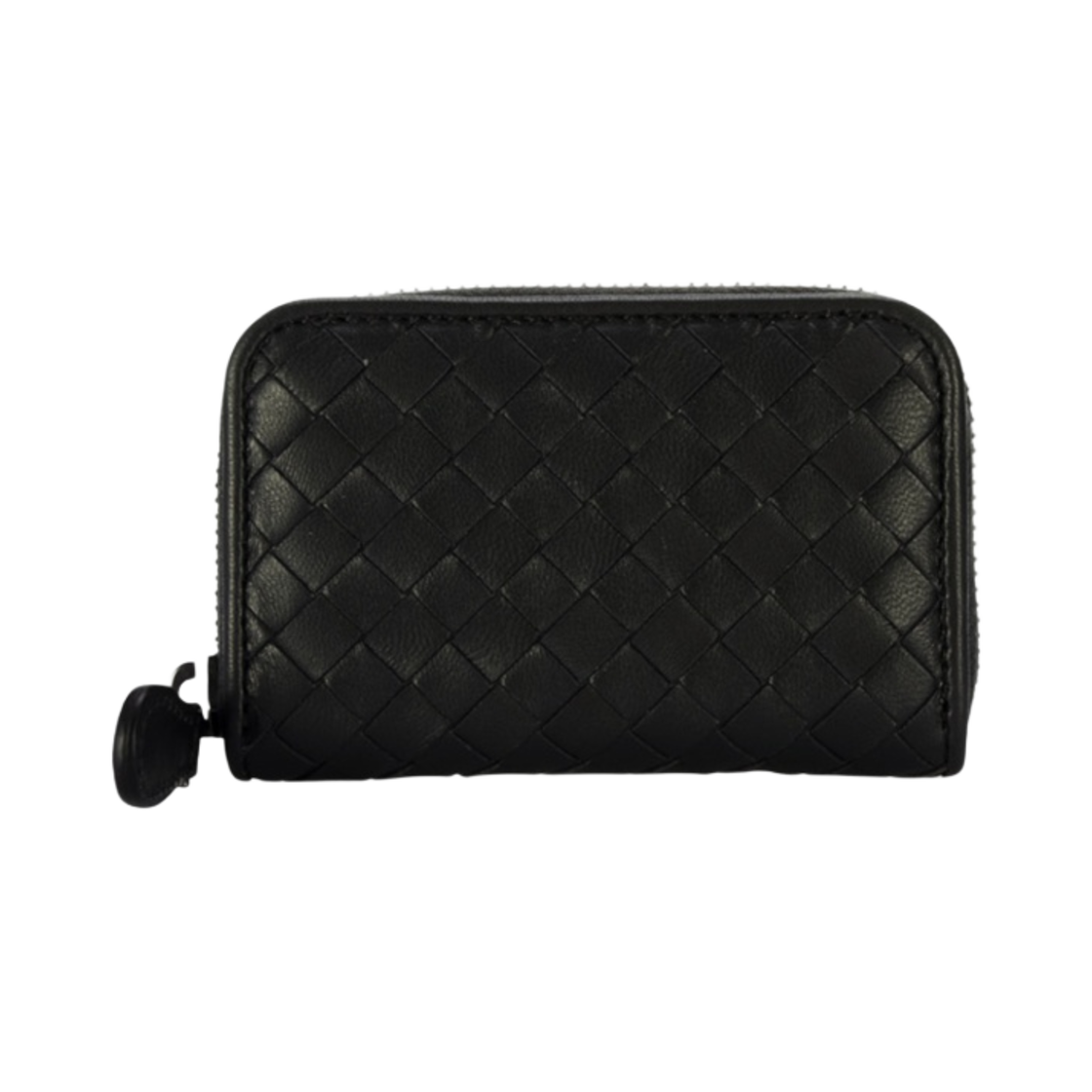 보테가 베네타 지퍼 코인 지갑 블랙(Bottega Veneta Zipped Coin Purse Black) - 1