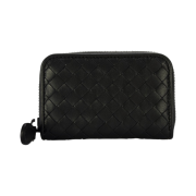 Bottega Veneta Zipped Coin Purse Black
