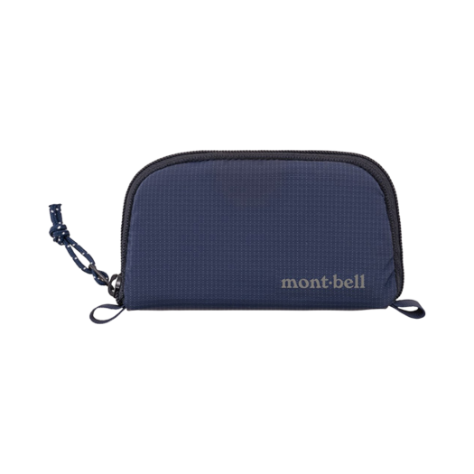 1133373 Montbell Mini Zip Wallet Navy