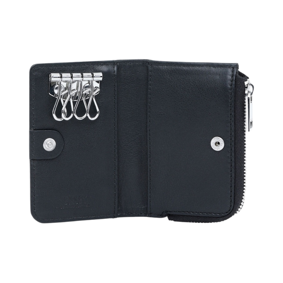 디젤 L-지퍼 레더 키 케이스 블랙(Diesel L-Zip Leather Key Case Black) - 2