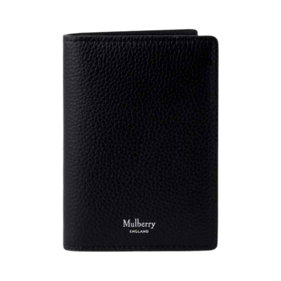 RL8023-205A100 Mulberry Small Classic Grain Heritage Vertical Card Wallet Black