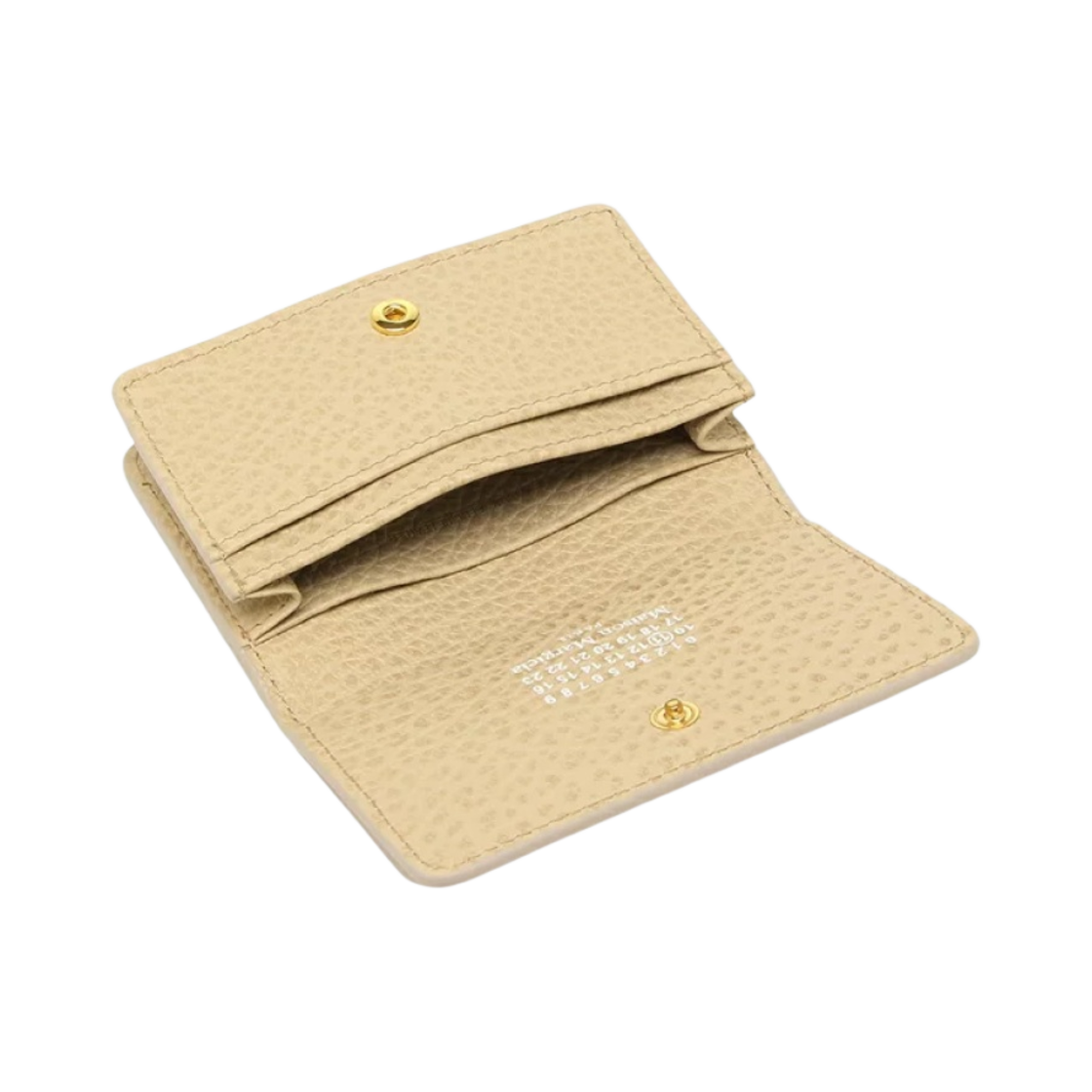 메종 마르지엘라 스티치 레더 플랩 카드 홀더 아몬드(Maison Margiela Stitch Leather Flap Card Holder Almond) - 3