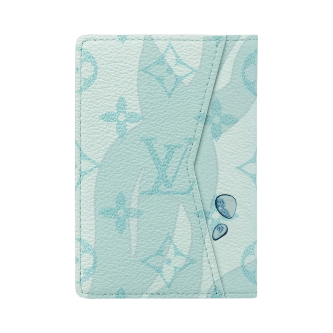루이비통 포켓 오거나이저 모노그램 아쿠아가든 크리스탈 블루(Louis Vuitton Pocket Organizer Monogram Aquagarden Crystal Blue) - 3