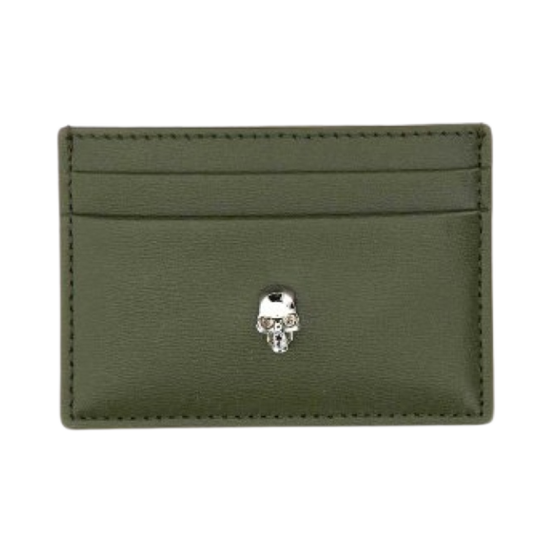 알렉산더 맥퀸 스컬 카드 홀더 카키(Alexander McQueen Skull Card Holder Khaki)