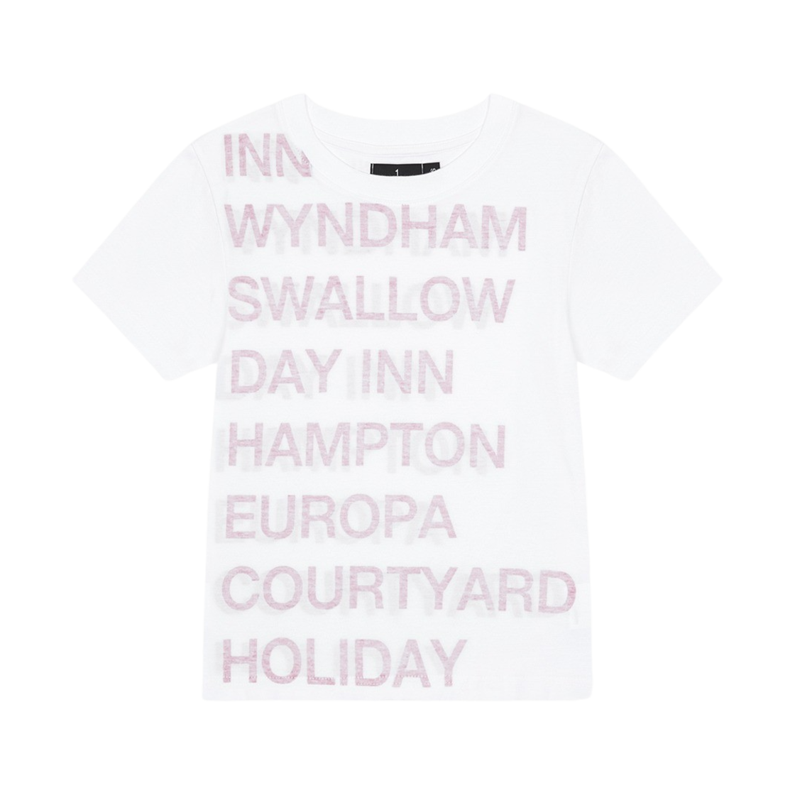 사파리스팟 우먼 1/2 하이웨이 인 티셔츠 화이트 레드