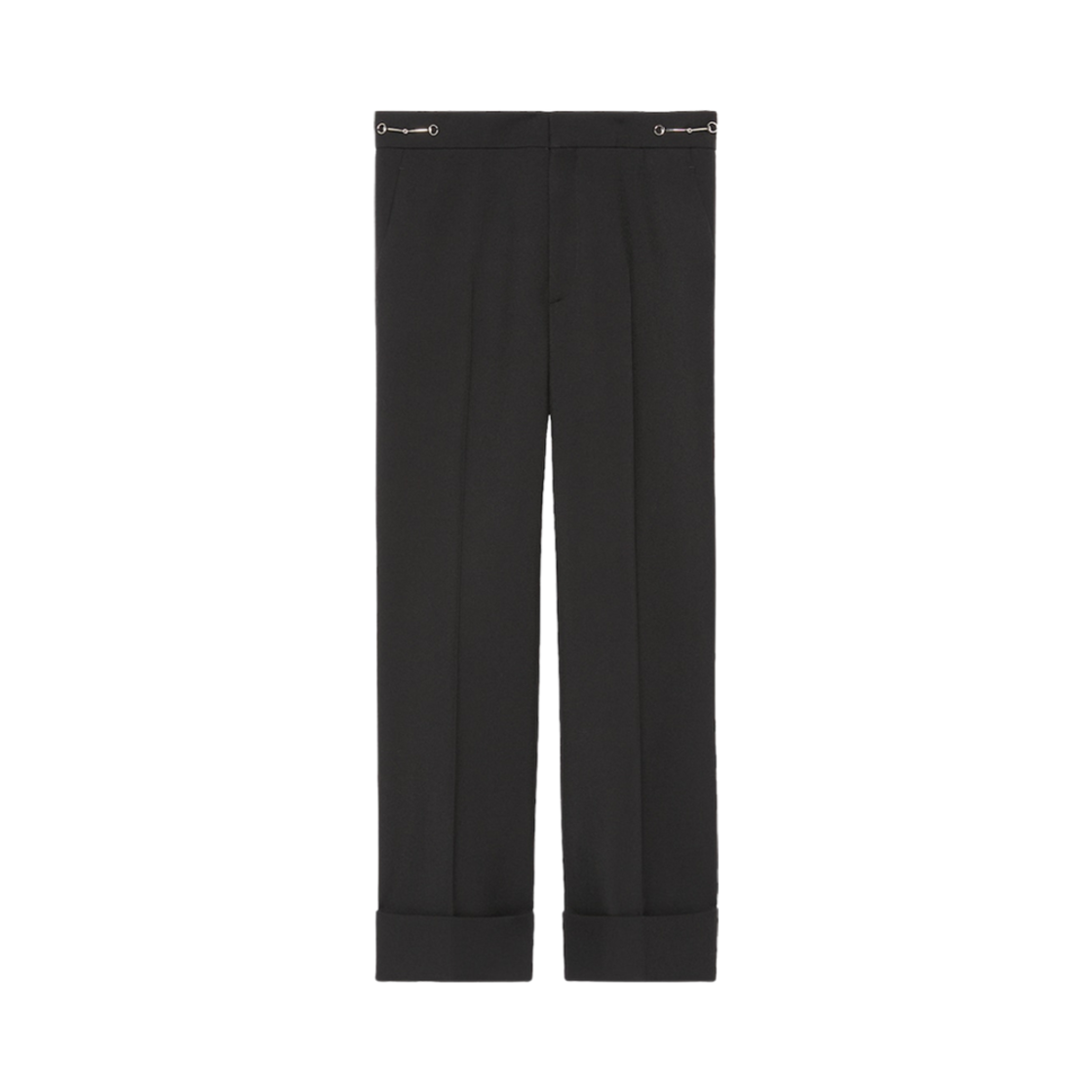 (W) 구찌 울 팬츠 블랙((W) Gucci Wool Pant Black) - 2