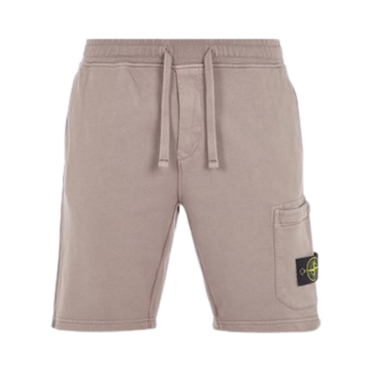 Stone Island 64651 Regular Fit Cargo Bermuda Shorts Dove Grey - 24SS