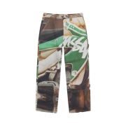Stussy Canvas Work Pants Baja Print Multi