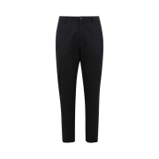 Burberry Slim Fit Cotton Chino Pants Black