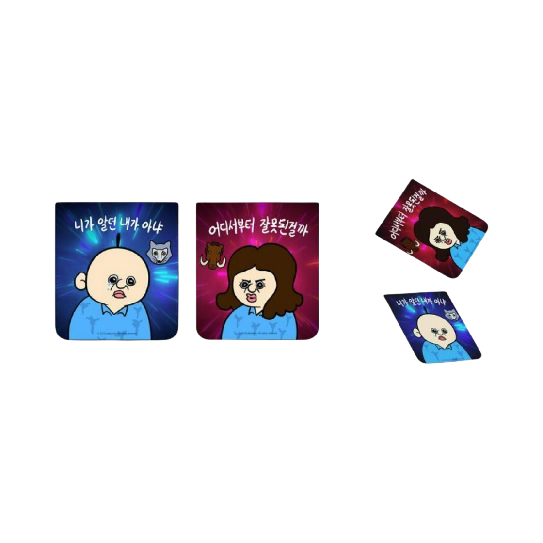 - Bbangbbang x Galaxy Z Flip5 Bbangbbang Okji Flip Suit Card (2 Pack)