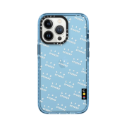 Casetify x IAB Studio iPhone White Monogram Logo Impact Case Sierra Blue