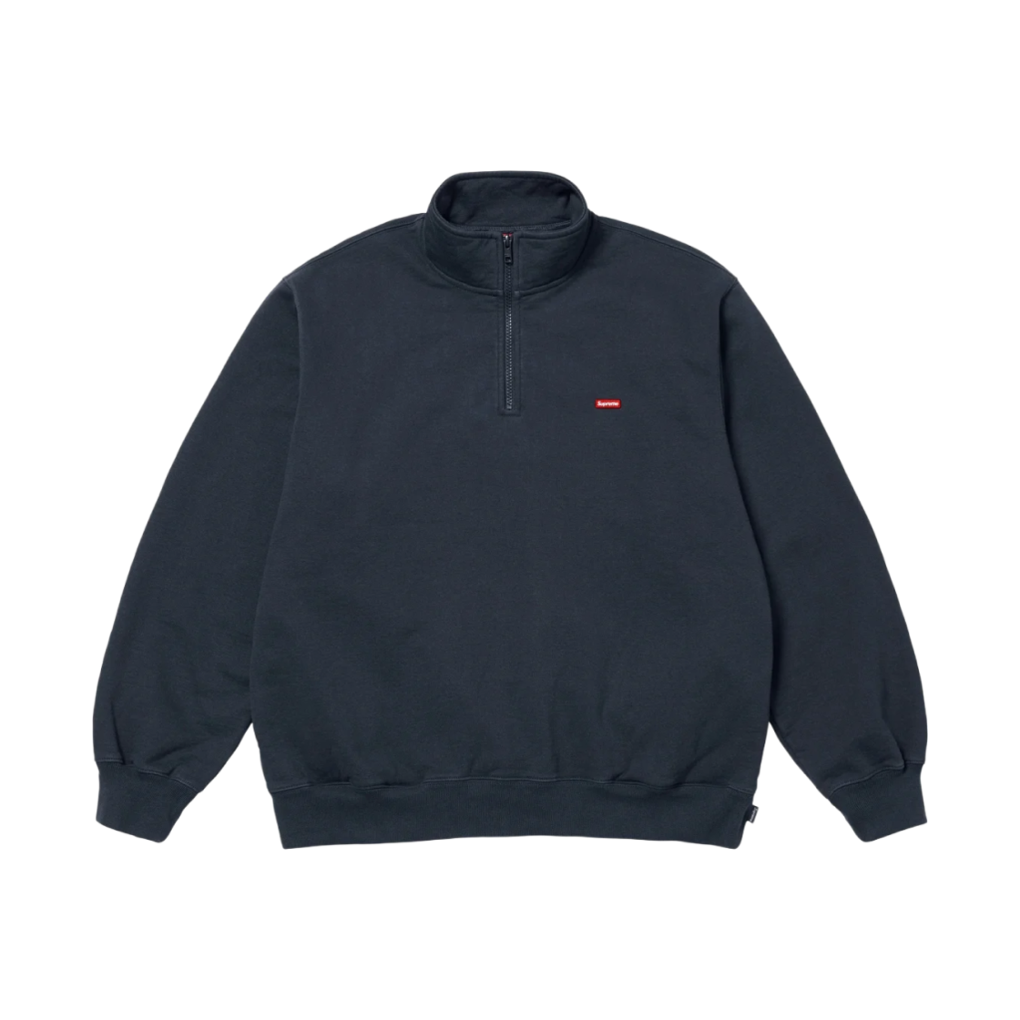 슈프림 스몰 박스 하프 집 풀오버 네이비 - 25SS