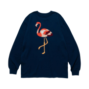 Human Made Flamingo Knit Sweater Navy