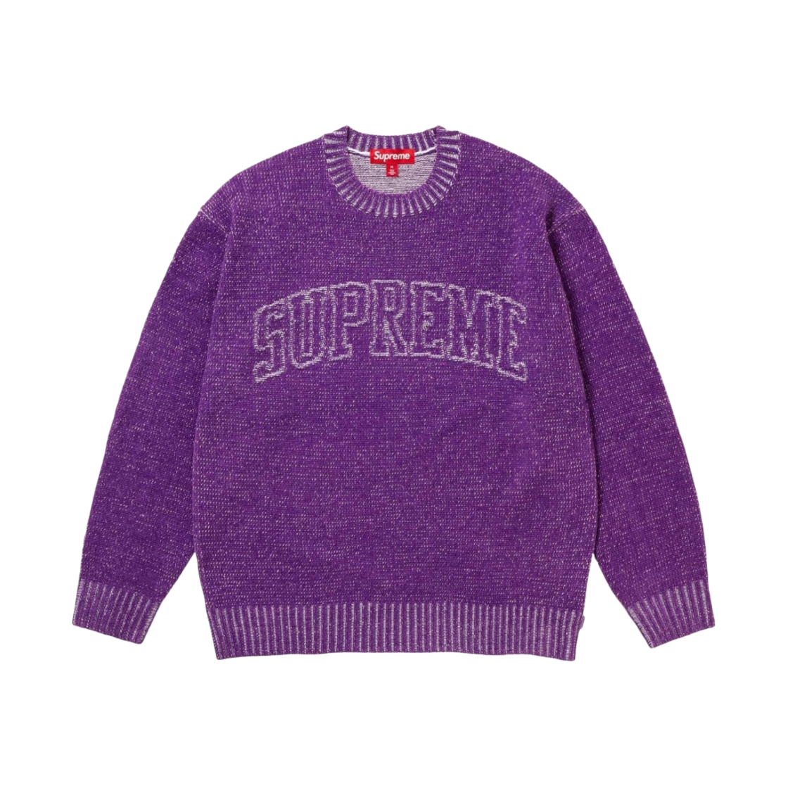 슈프림 콘트라스트 아크 스웨터 퍼플 - 24SS(Supreme Contrast Arc Sweater Purple - 24SS) - 1