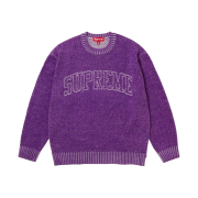 Supreme Contrast Arc Sweater Purple - 24SS