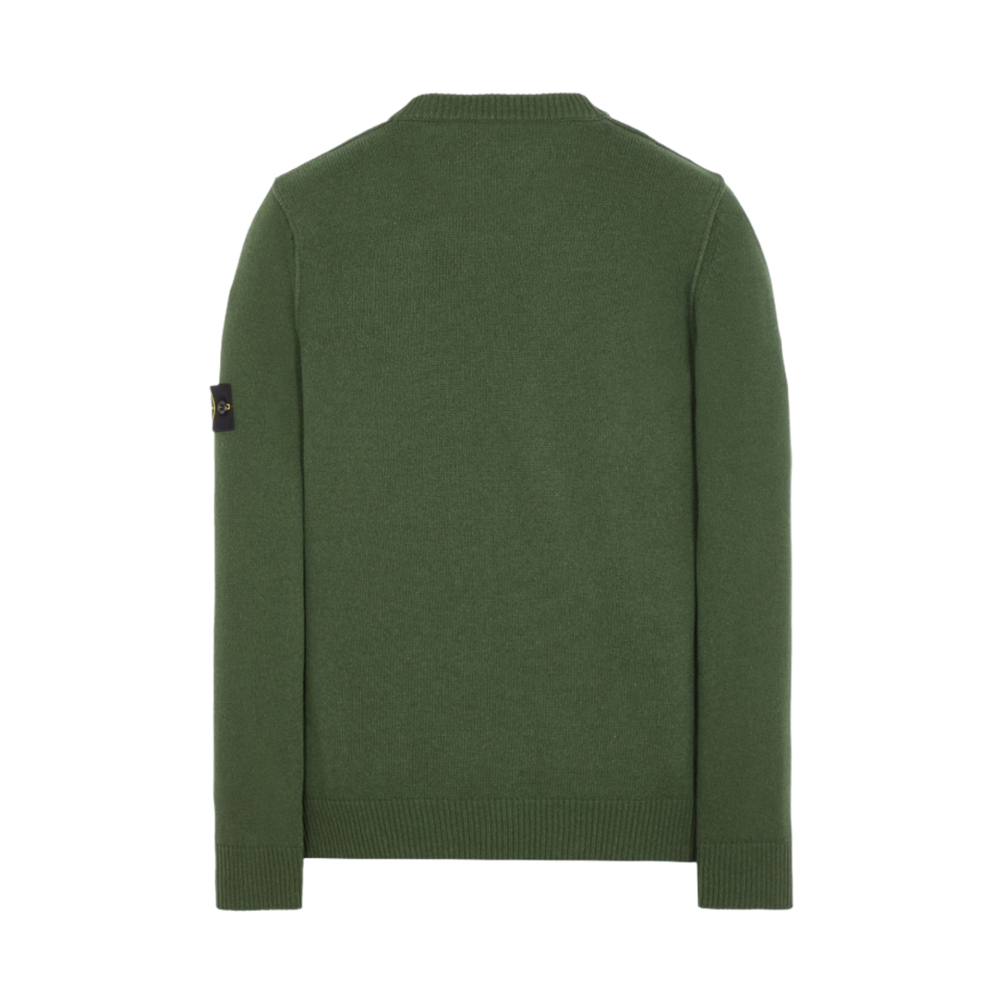 스톤 아일랜드 508A3 램스울 크루넥 니트 올리브 그린 - 22FW(Stone Island 508A3 Lambswool Crewneck Knit Olive Green - 22FW) - 2