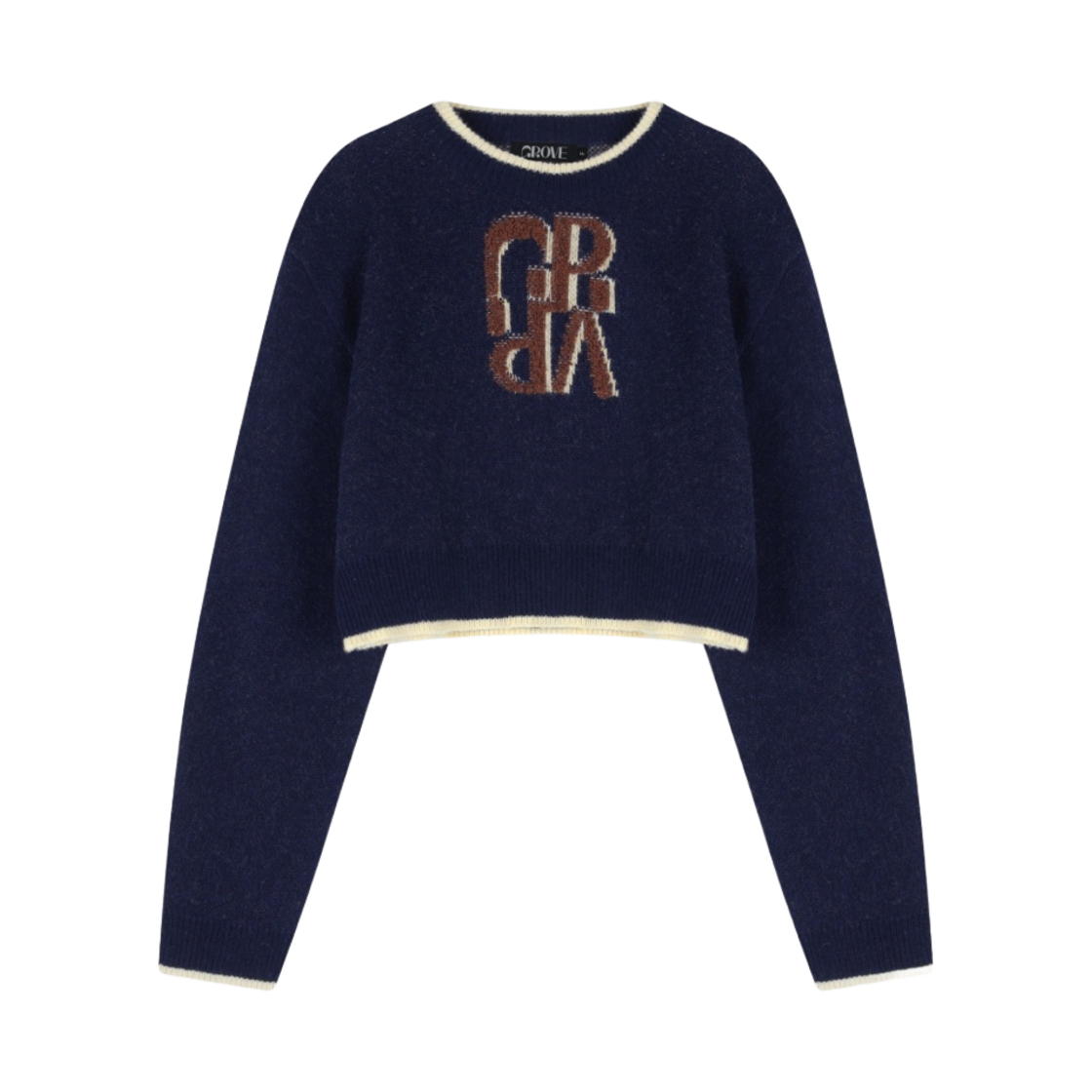 (W) 그로브 x 차정원 소버 니트 네이비 - 22FW((W) Grove x Cha Jung Won Sober Knit Navy - 22FW)