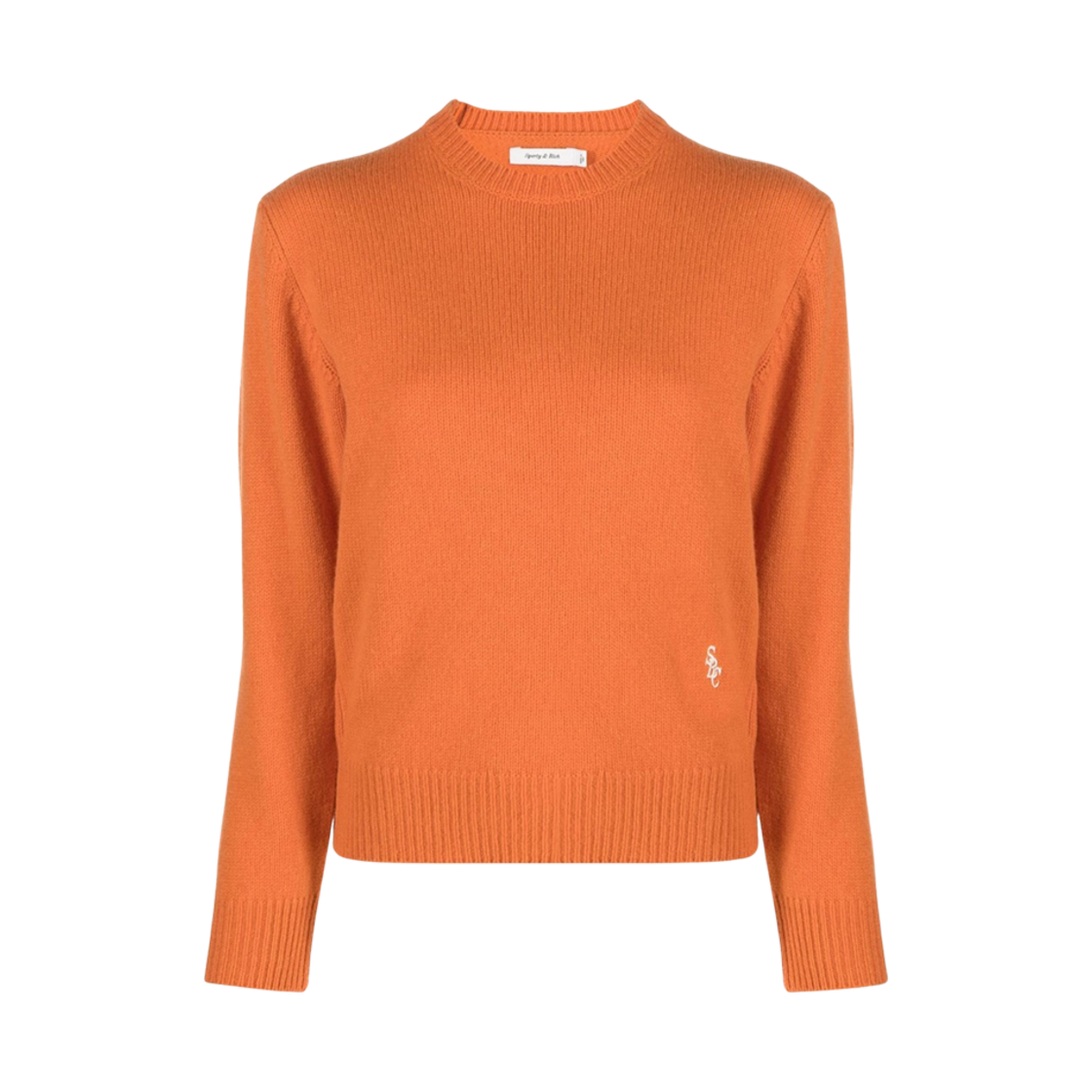 CR741TC (W) Sporty & Rich SRC Wool Crewneck Knit Turmeric