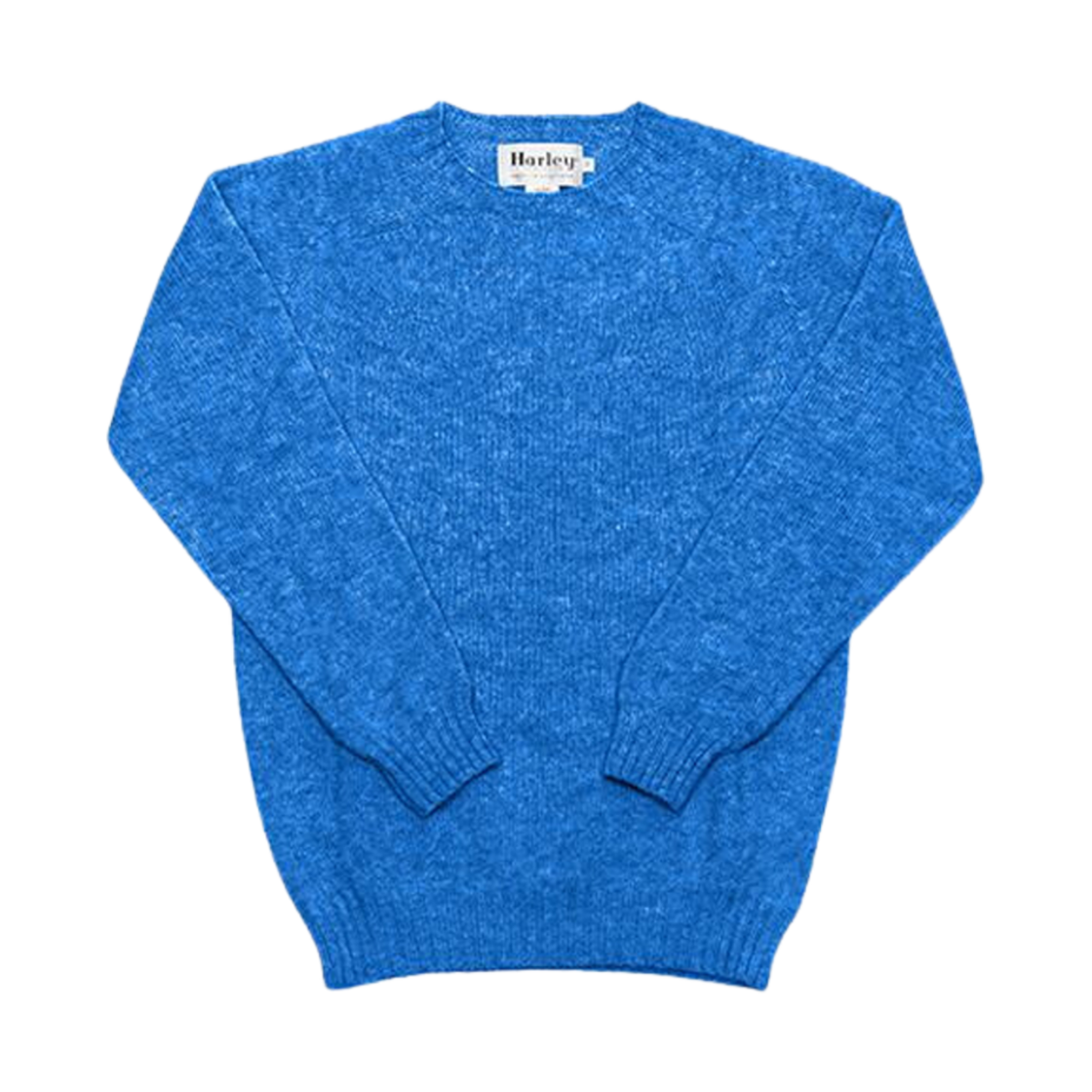 할리 오브 스코틀랜드 쉐기 독 크루넥 스웨터 블루 툰(Harley of Scotland Shaggy Dog Crewneck Sweater Blue Toon) - 1