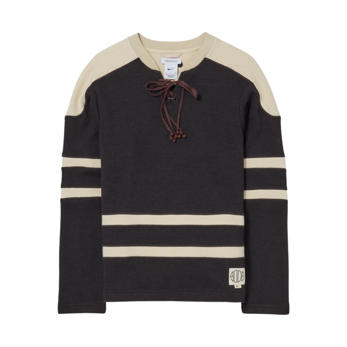 나이키 x 보디 레이싱 니트 쉐이디드 브라운 내츄럴 리넨 화이트 - US/EU(Nike x Bode Lacing Knit Shaded Brown Natural Linen White - US/EU)