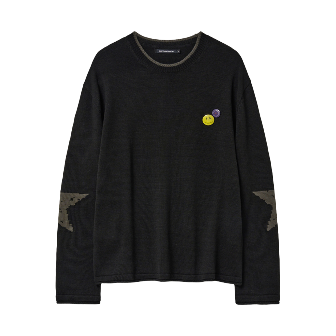 해칭룸 스타 니트 블랙(Hatchingroom Stars Knit Black) - 1