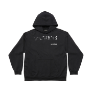 Balenciaga Hand Drawn Balenciaga Hoodie Medium Fit Black
