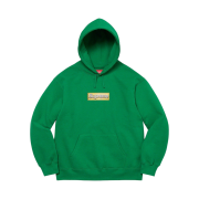 Supreme Bling Box Logo Hooded Sweatshirt Green - 22SS