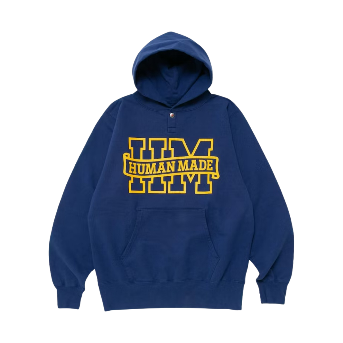 휴먼 메이드 스냅 후드 네이비(Human Made Snap Hoodie Navy) - 1
