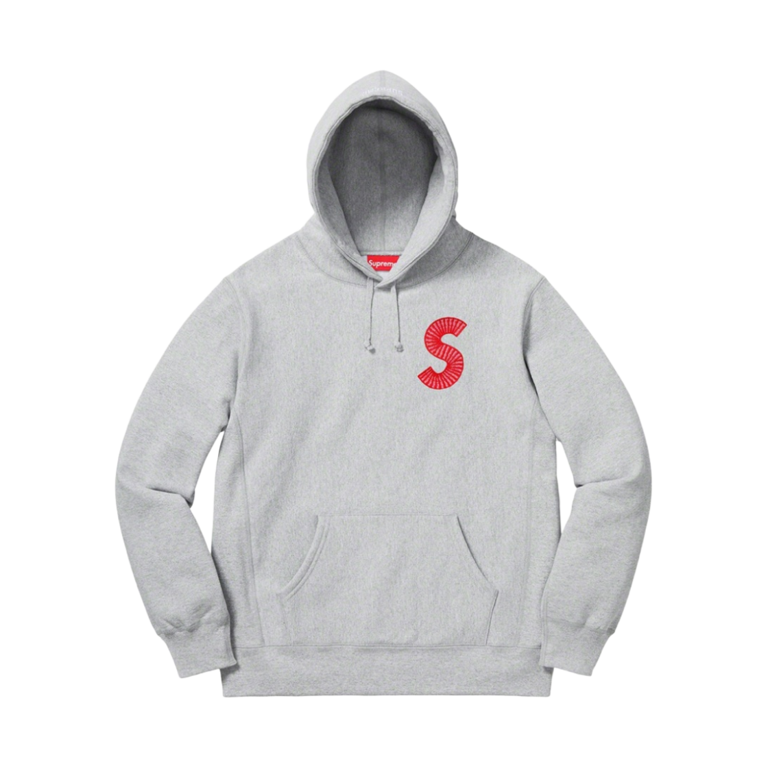 슈프림 S 로고 후드 스웨트셔츠 헤더 그레이 - 20FW
