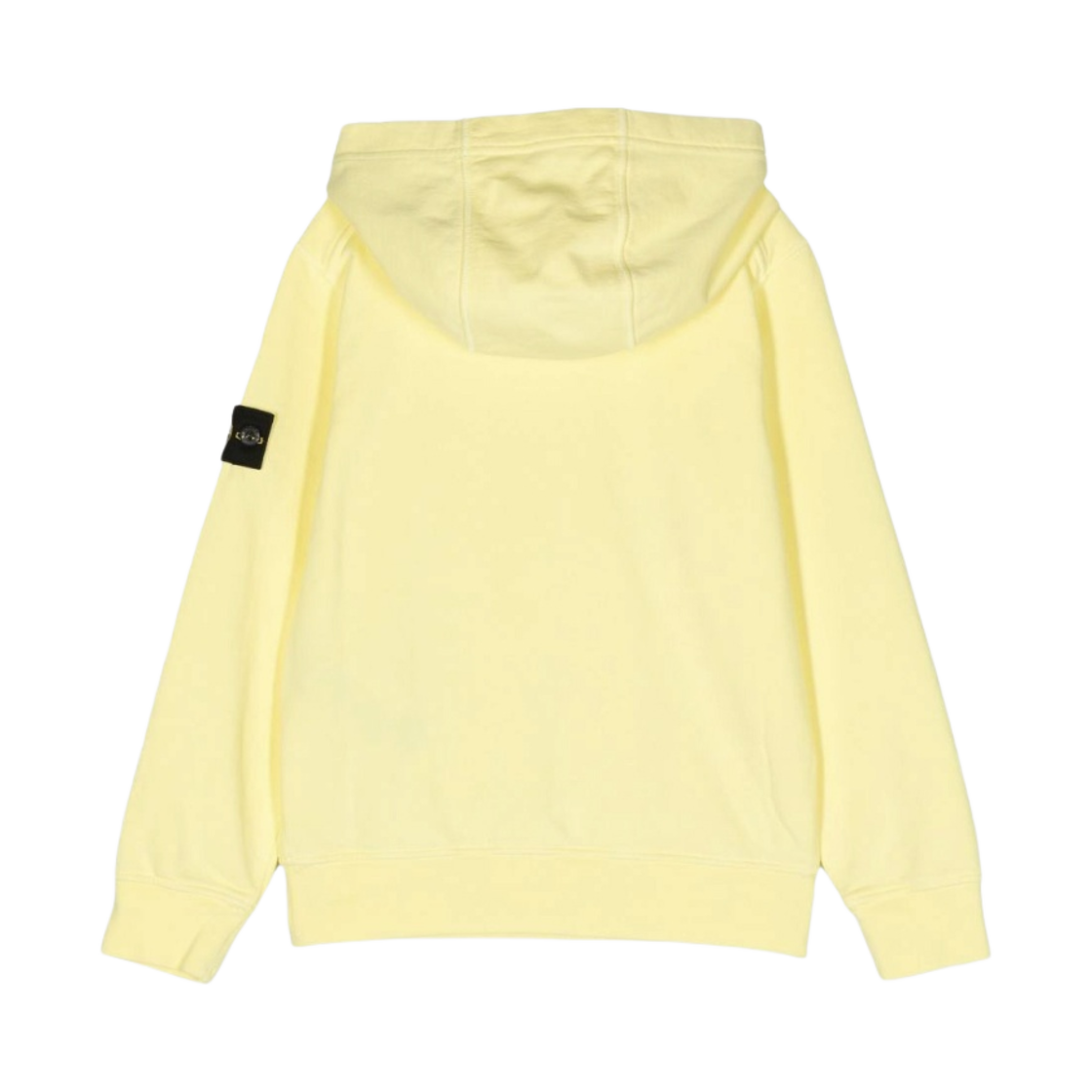 (키즈) 스톤 아일랜드 61640 코튼 플리스 후드 스웨트셔츠 레몬 - 23SS((Kids) Stone Island 61640 Cotton Fleece Hooded Sweatshirt Lemon - 23SS) - 2