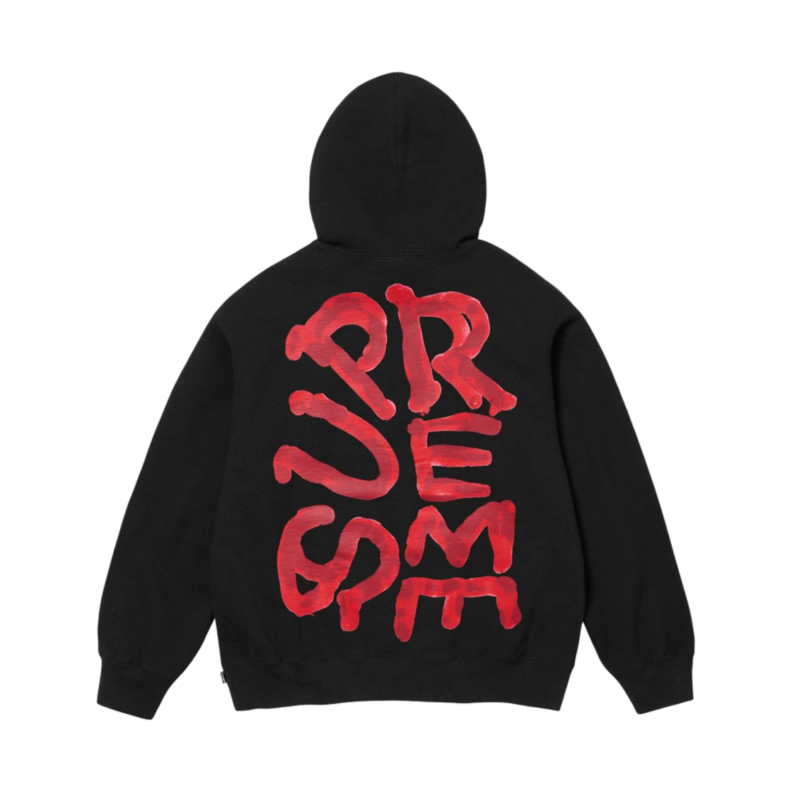 슈프림 페인트 후드 스웨트셔츠 블랙 - 24SS(Supreme Paint Hooded Sweatshirt Black - 24SS) - 1