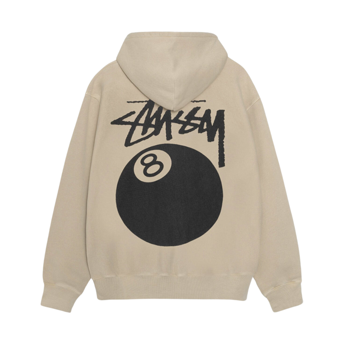 스투시 8볼 후드 피그먼트 다이드 카키(Stussy 8 Ball Hoodie Pigment Dyed Khaki)