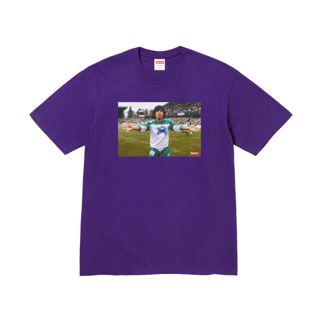 슈프림 마라도나 티셔츠 퍼플 - 24SS(Supreme Maradona T-Shirt Purple - 24SS)