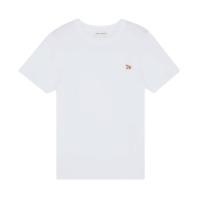 (W) Maison Kitsune Baby Fox Patch Regular T-Shirt White