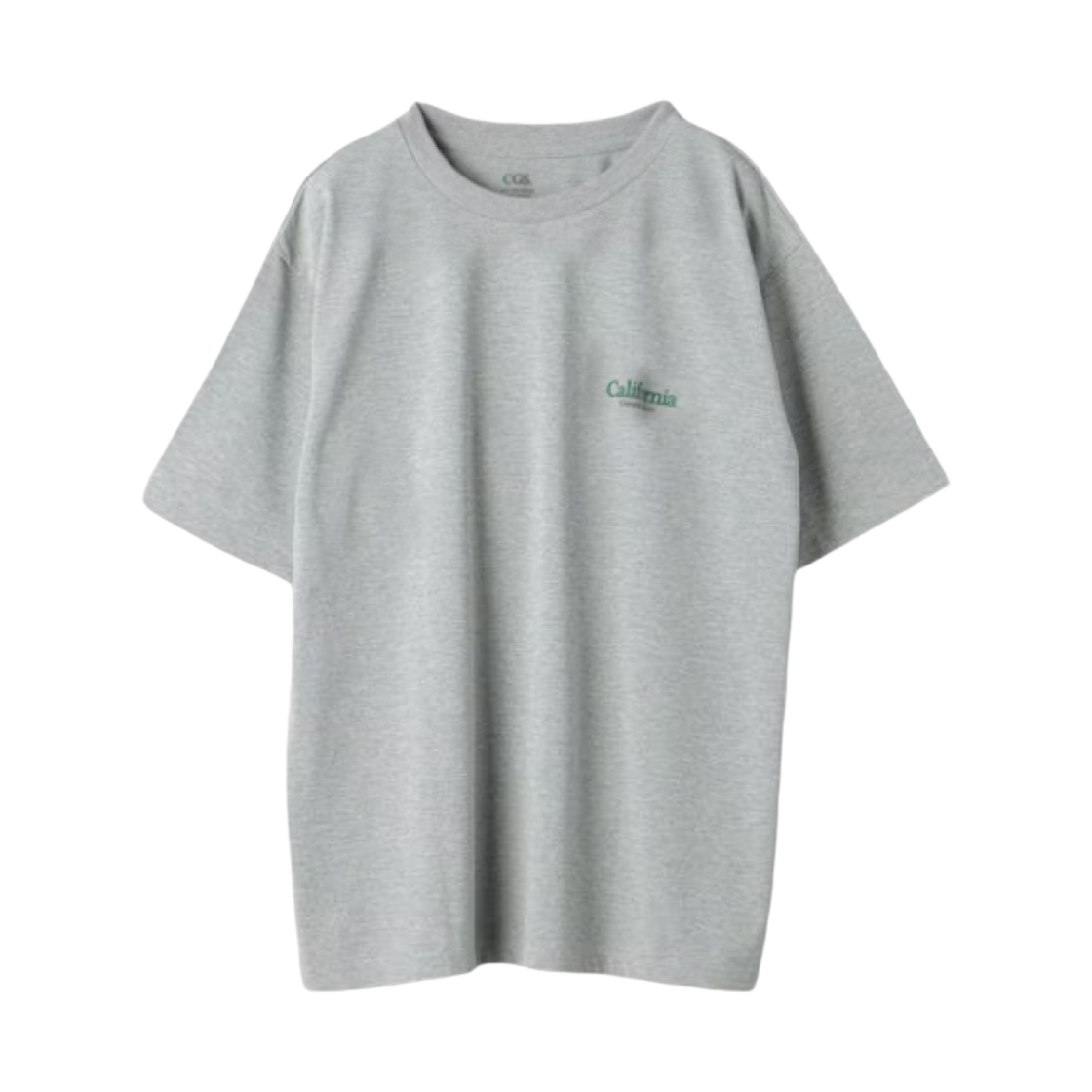 - California General Store Recycled Polyester Logo Rack T-Shirt Light Gray