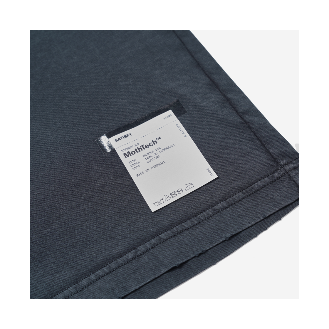 새티스파이 모스테크 티셔츠 스톤 블랙(Satisfy Mothtech T-Shirt Stone Black) - 5