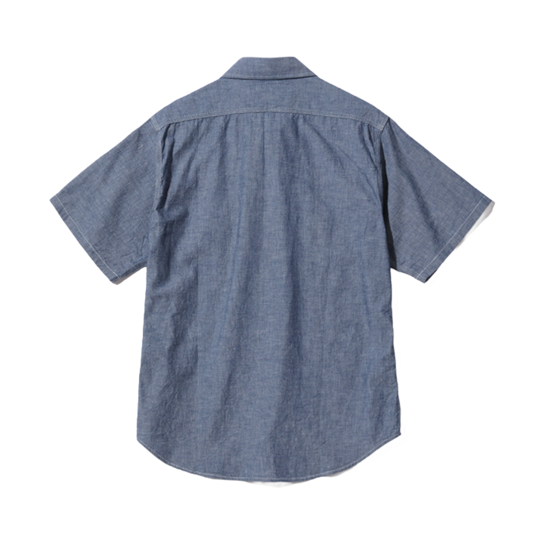 슈가 케인 블루 샴브레이 워크 셔츠 숏슬리브 원 워시(Sugar Cane Blue Chambray Work Shirt Short Sleeve One Wash) - 2